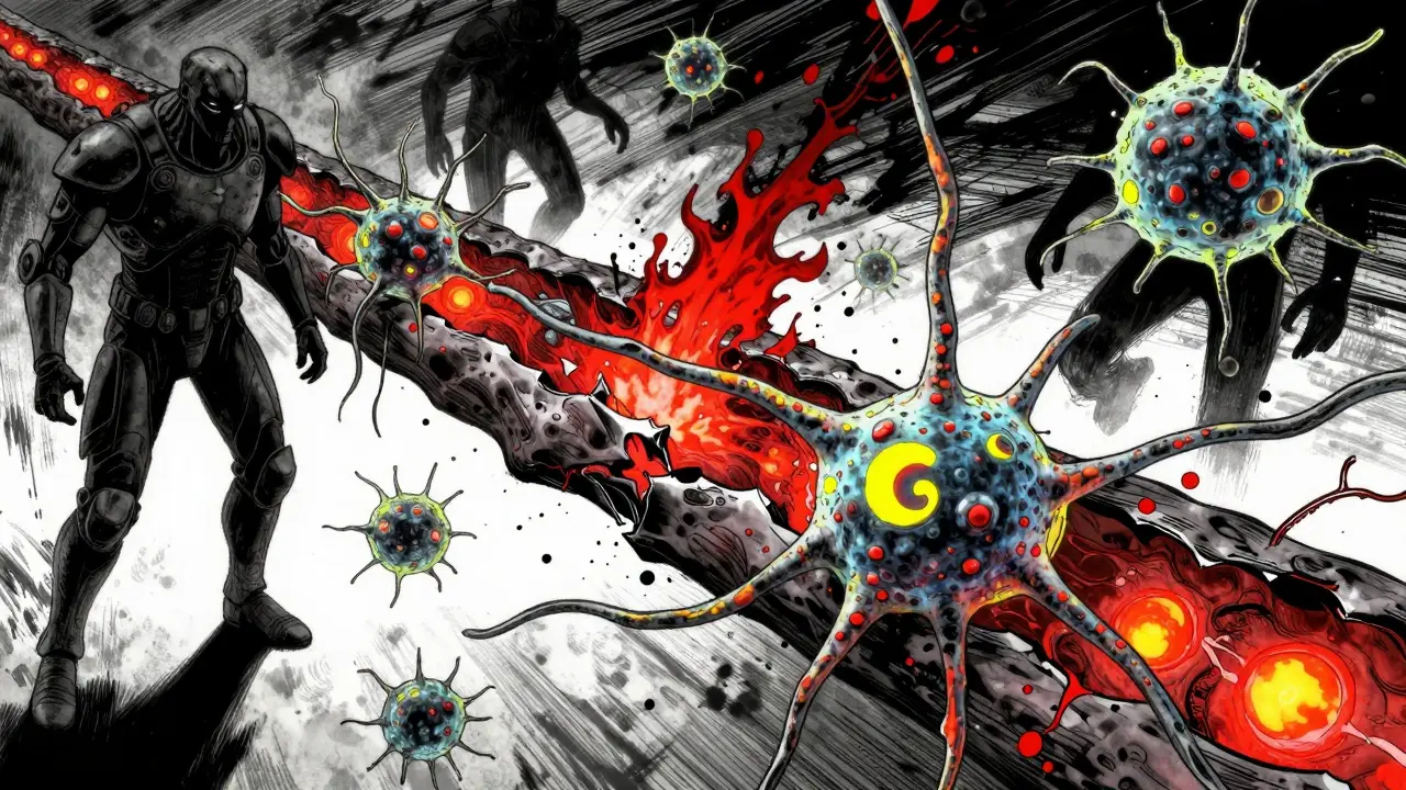 Multiple Sclerosis: How the Immune System Attacks the Nervous System